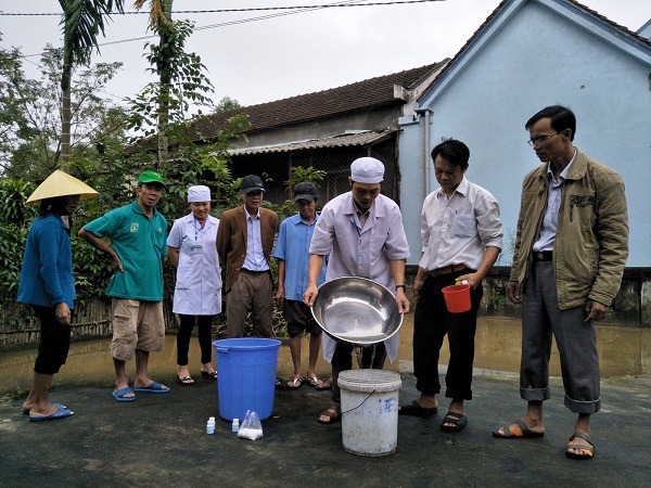 Hải Lăng chủ động phòng chống dịch bệnh sau mưa lũ